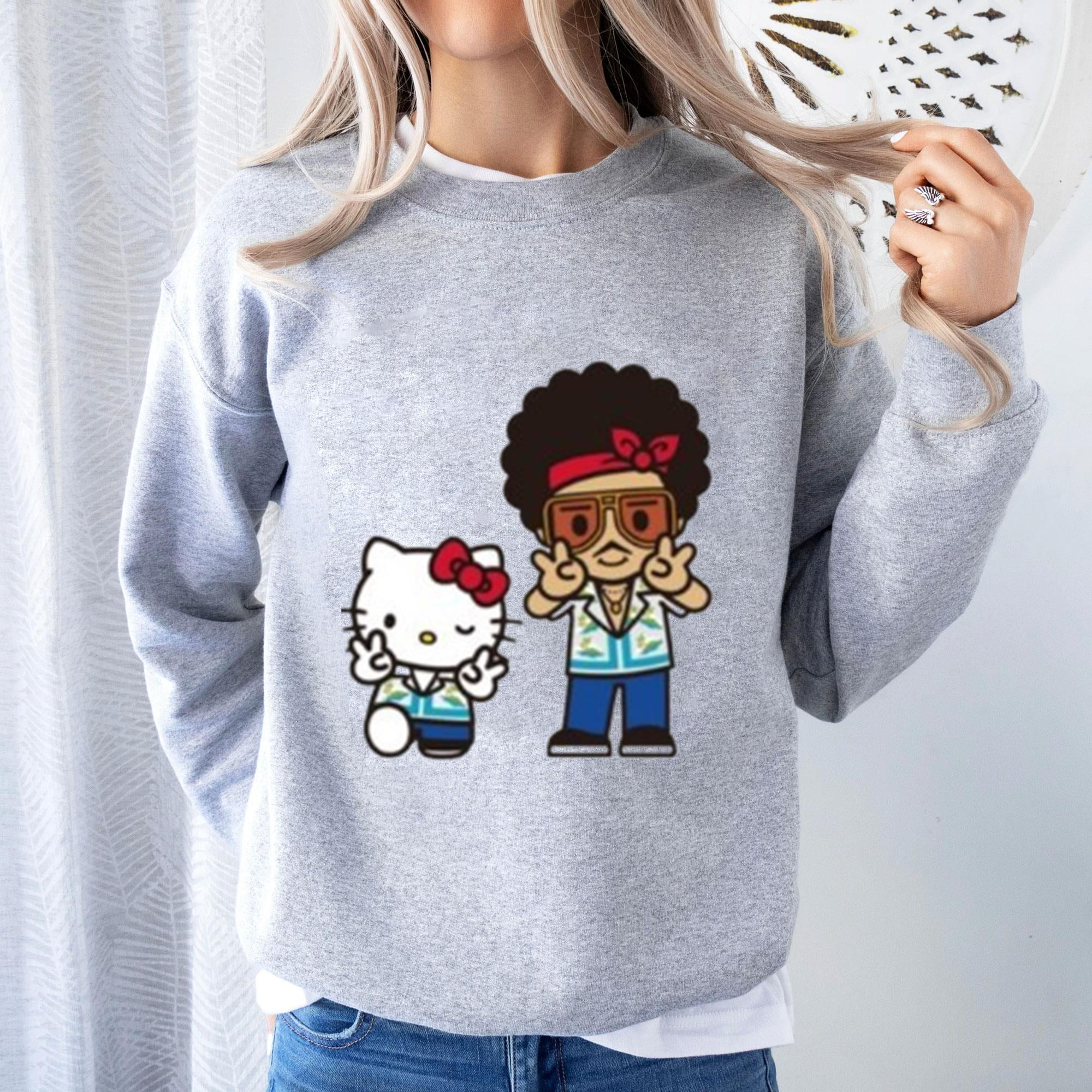 Bruno Mars X Hello Kitty January 626 2024 Japan Tour Shirt Limited