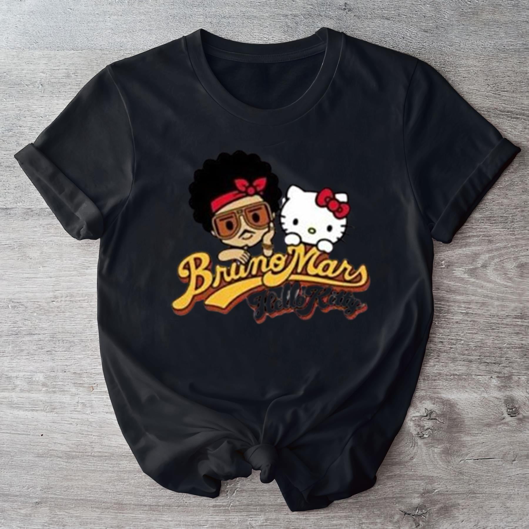 Bruno Mars X Hello Kitty Shirt New Instock!, Gift For Men, Women