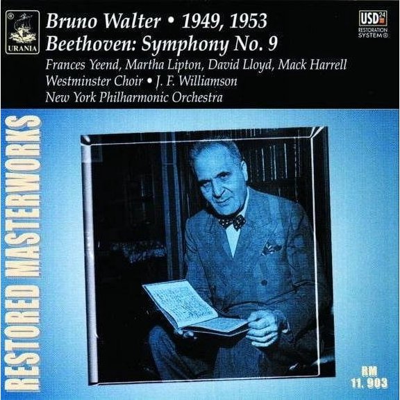 Bruno Walter - Symphony 9 - Music & Performance - CD