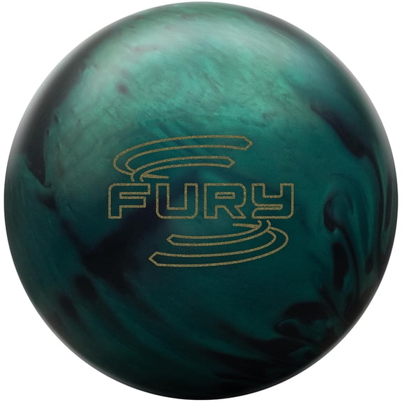 Brunswick Fury Emerald/Black Bowling Ball - 12 lb