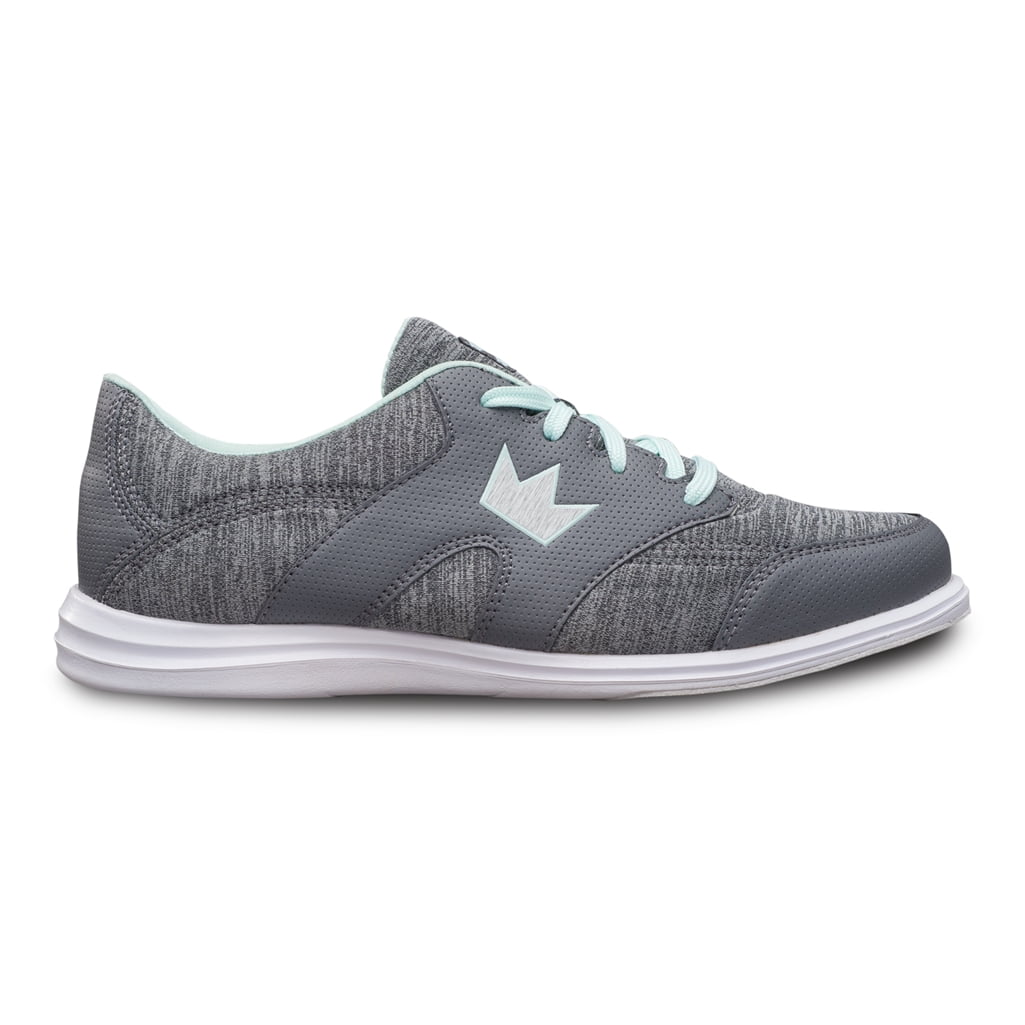 Brunswick Ladies Karma Sport Bowling Shoes- Grey/Mint 6 M US