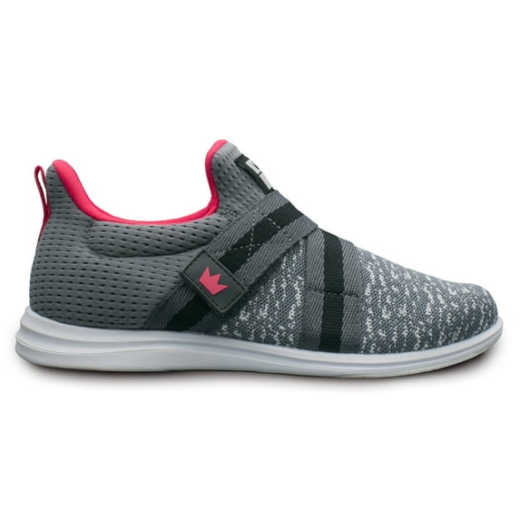 Brunswick Ladies Versa Bowling Shoes- Grey/Pink
