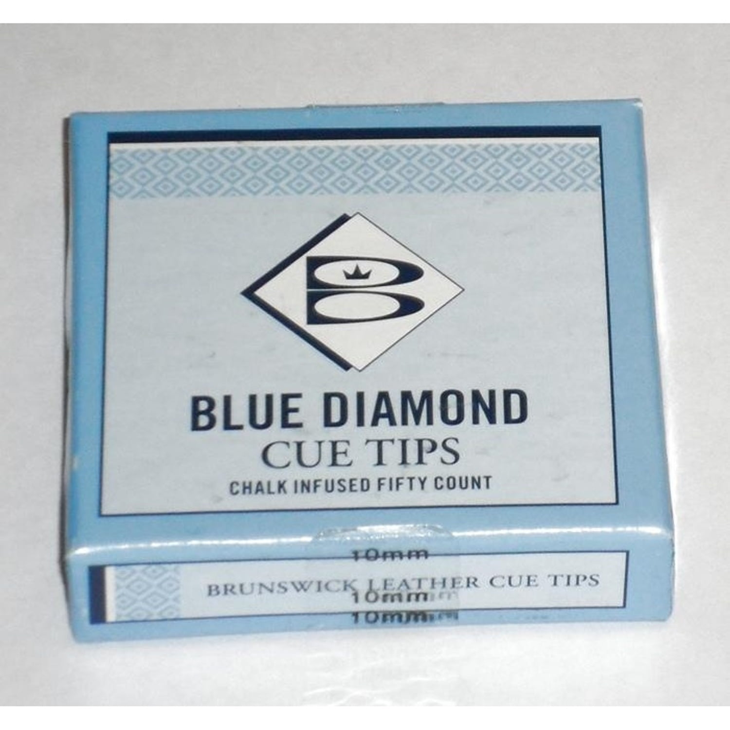 Brunswick Leather Diamond Pool Cue Tips (Pack of 50) - Walmart.com