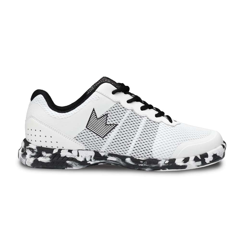 Mens Fuze Chaos Bowling Shoes- White/Black 8 1/2 M US