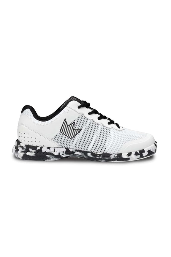 Mens Fuze Chaos Bowling Shoes- White/Black 8 M US
