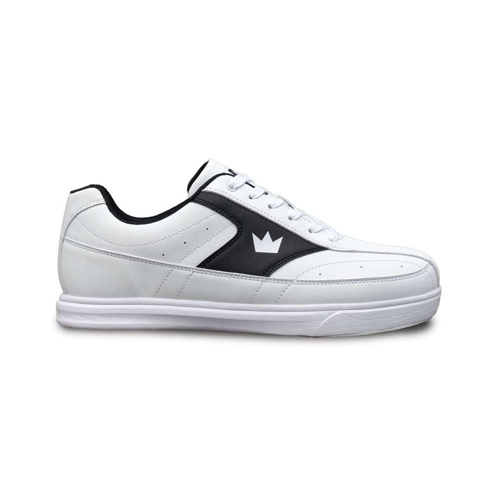 Mens Renegade Bowling Shoes- White/Black 08 1/2