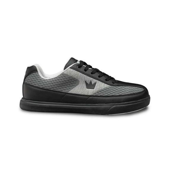 Brunswick Mens Renegade Mesh Bowling Shoes- Grey 06 1/2 M US