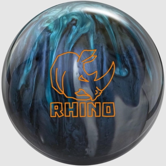 Brunswick Rhino Blue Grey Silver Bowling Ball - 11lbs