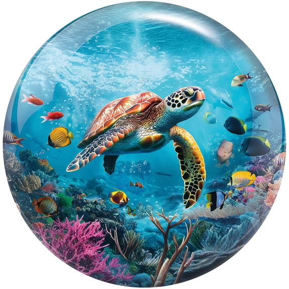 Brunswick Sea Turtle Viz-A-Ball Bowling Ball - 14 lb