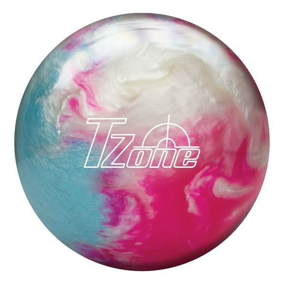 Brunswick T-Zone Frozen Bliss Bowling Ball- Pink/Ice Blue/White (9lbs)