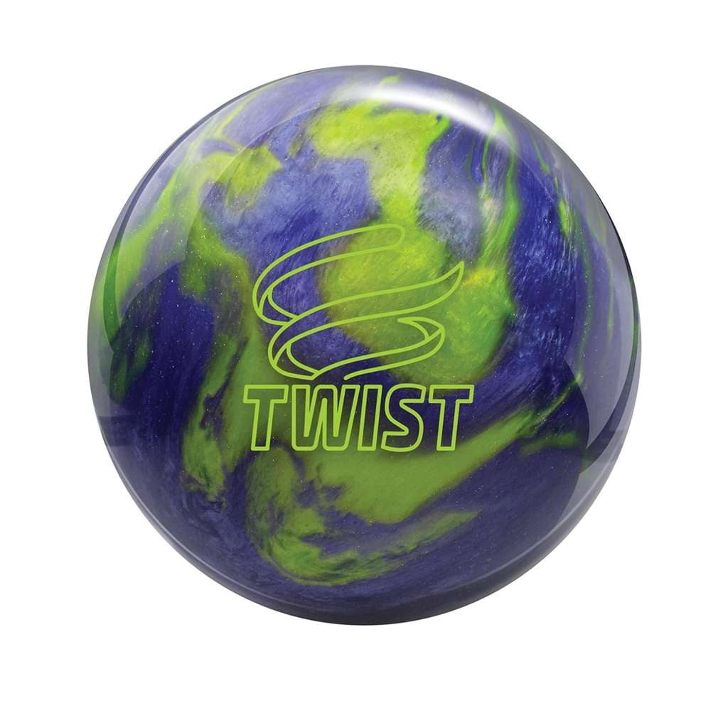 Brunswick Twist Reactive Bowling Ball - Lavender/Lime (12lbs)