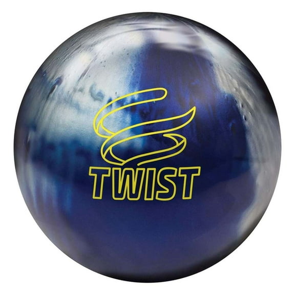 Brunswick Twist Reactive PRE-DRILLED Bowling Ball- Blue/Silver 16lbs