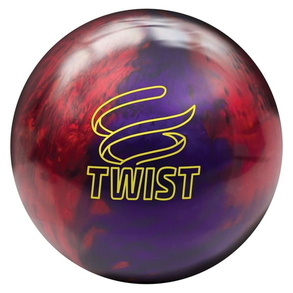 Brunswick Twist Reactive PRE-DRILLED Bowling Ball- Red/Purple 14lbs