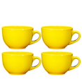 thumbnail image 1 of Bruntmor 24 Oz Jumbo Mug Set of 4, Yellow Ceramic Mugcup, Christmas Gift/Birthday DIY Deco, 1 of 9