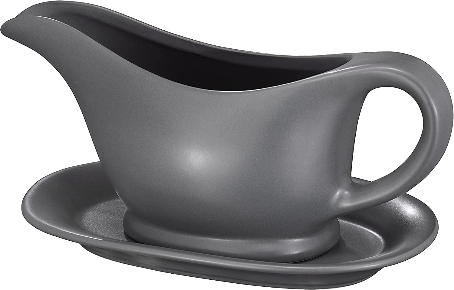 OVENTE 13.5 oz. Black Ceramic Electric Gravy Boat Warmer with Lid and  Detachable Base FW024589B - The Home Depot