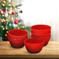 thumbnail image 1 of Bruntmor | Christmas Dinner Serving Ceramic 8 Oz Dessert Bowls - Set Of 6, 1 of 8