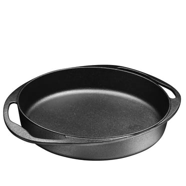Bruntmor | Double Handled Pre-Seasoned Cast Iron Round Tarte Tatin Dish Pan Mini | 1