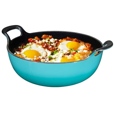 Bruntmor | Enameled Cast Iron Balti Dish With Wide Loop Handles 3 Quart