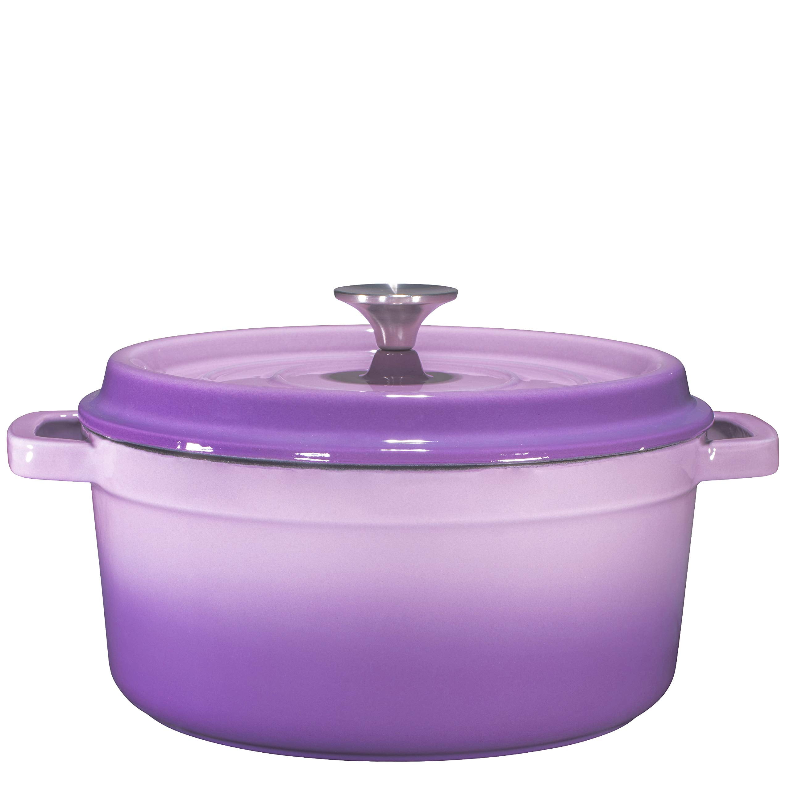24Qt Dutch Oven Non Stick Heavy Gauge Aluminum Extra Large Casserole Pot  With Glass Lid Fits 6 Gallons For Healthy Cooking 
