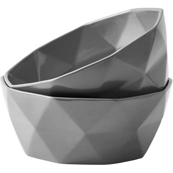 Bruntmor | Geometric Ceramic Bowls - Oven To Table Bakeware Bowls - Elagent