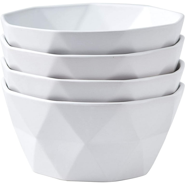 Bruntmor Ceramic 30 Oz Oven Safe Bowls, Set of 4, for Soup, Cereal