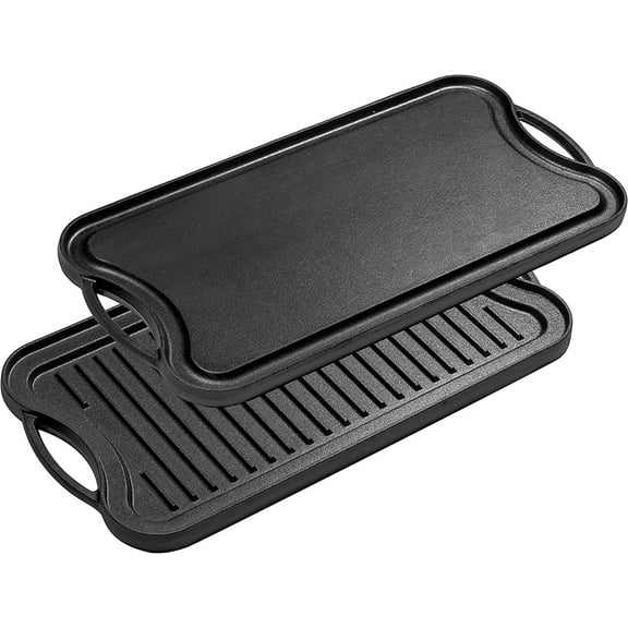 Bruntmor Pre-Seasoned 10.4'' Cast Reversible Griddle