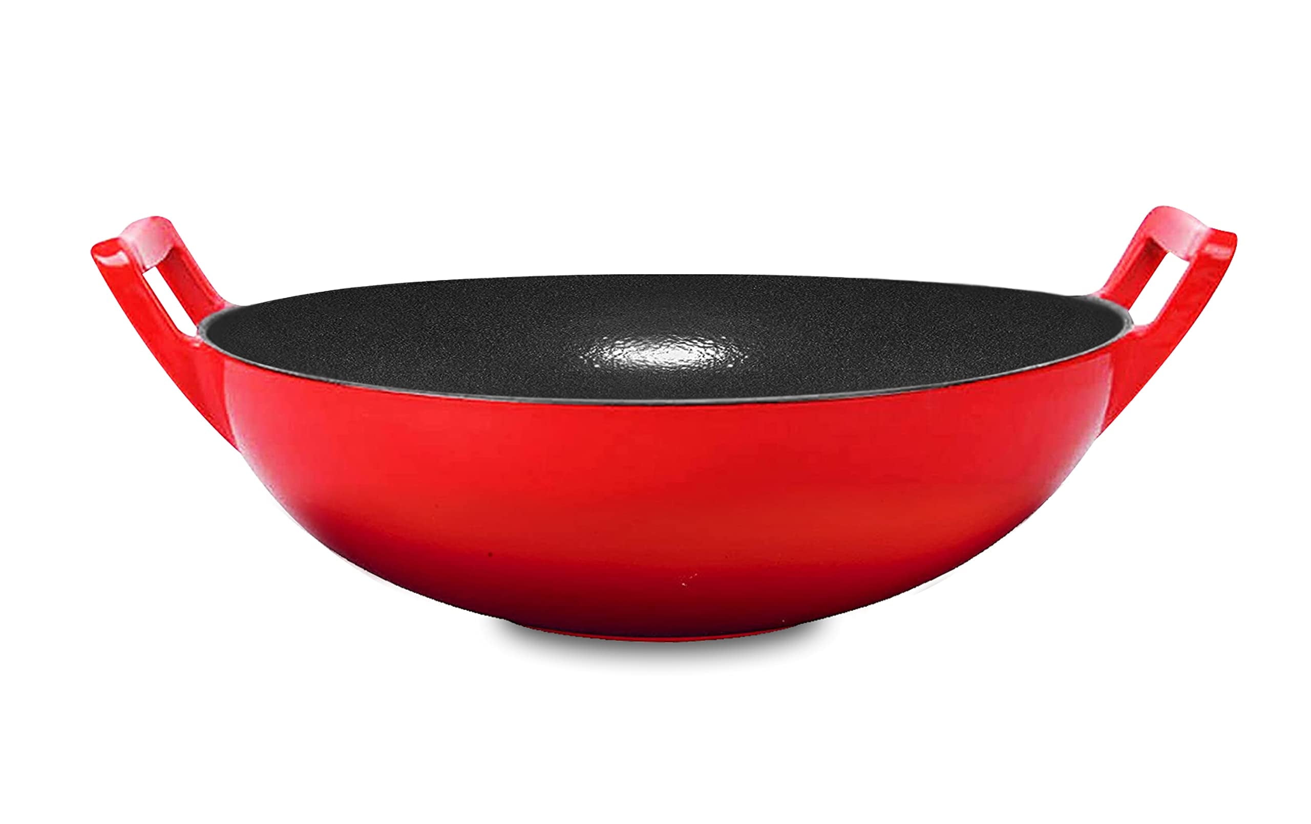 Red Co. Enameled Cookware Belly Deep Metal Induction Stockpot with Lid —  Red Co. Goods