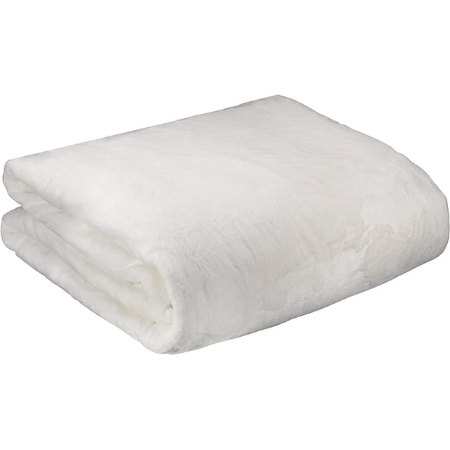 Bruntmor Soft Plush Weighted Blanket 15 Pound with Machine Washable