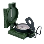 بوصلة عدسية متقدمة من طراز Brunton موديل 94، درجة عسكرية، فسفورية، هيكل من الألومنيوم، صنع في الولايات المتحدة الأمريكية