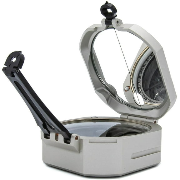 Brunton Standard Pocket Transit Compass - Quadrant (0-90) - Silver