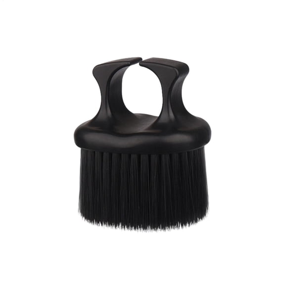 Brush For Barbers Natural Boar Brush Beard And Mustache Grooming Tool Soft Barber Brush Ergonomic Design Finger Ring Handle Mustache Combs For Barbering