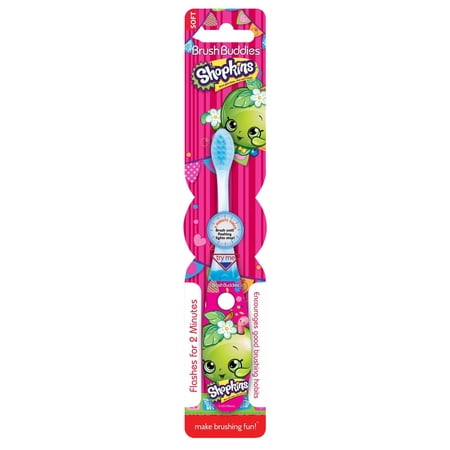 Brush Buddies Kids Shopkins Flash Brush, Soft