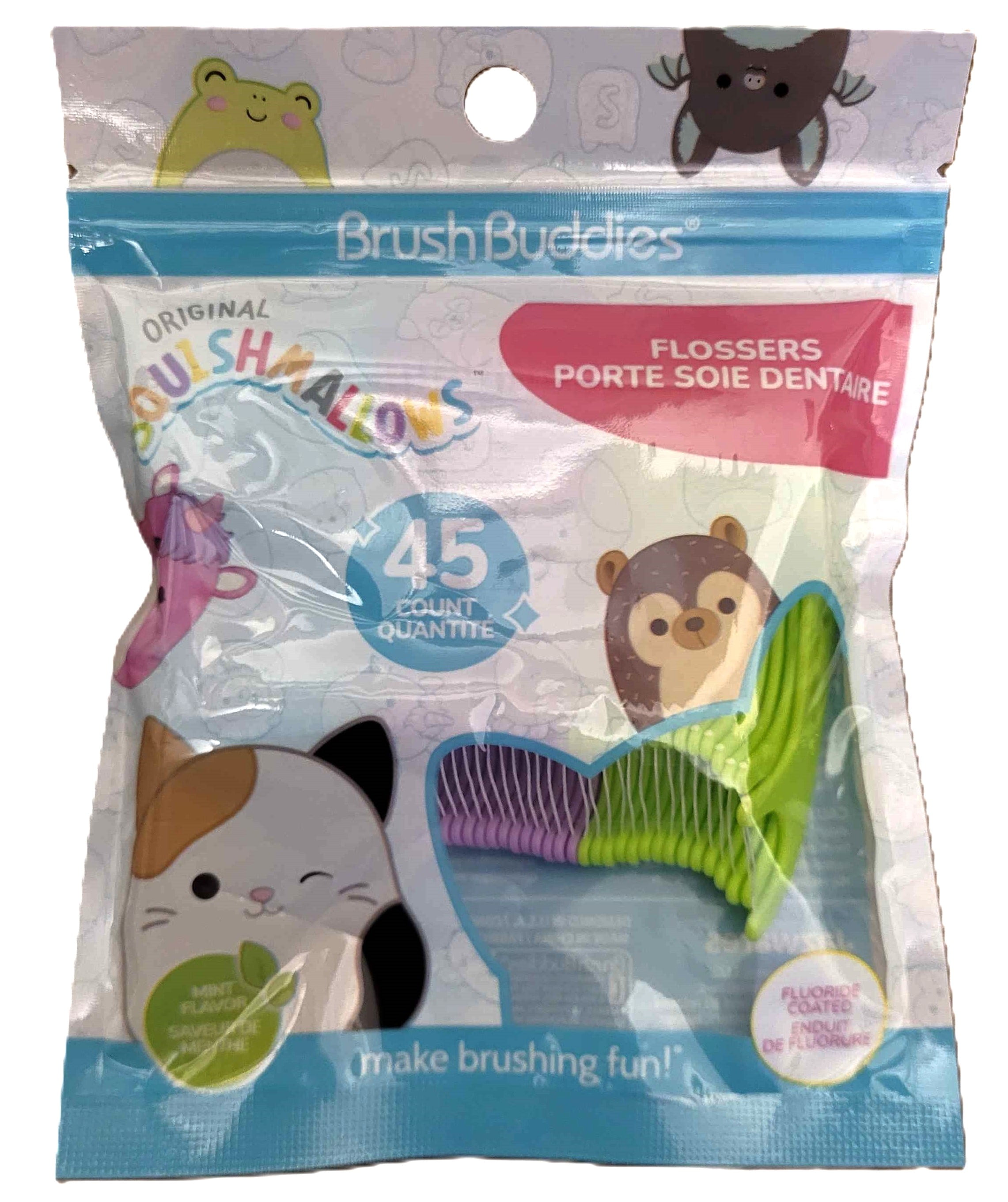 Brush Buddies Squishmallow Flossers 45 count