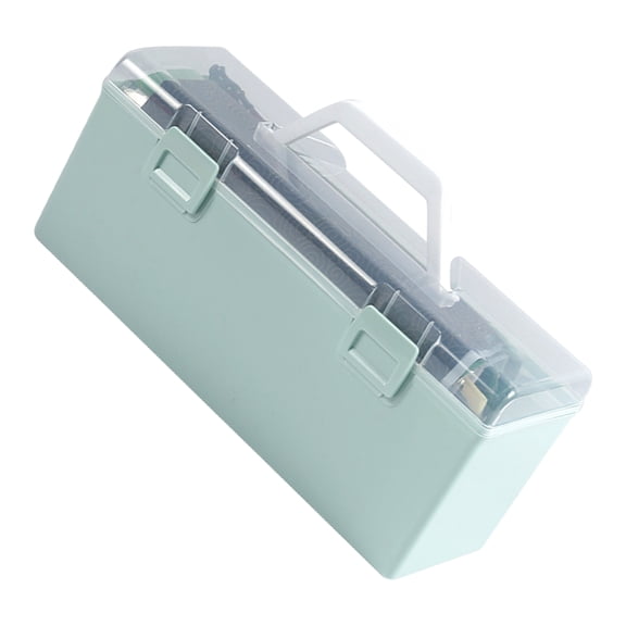 Brush Case Portable Long Paint Brush Storage Box Large Capacity Paint Brush Container Drawing Tool