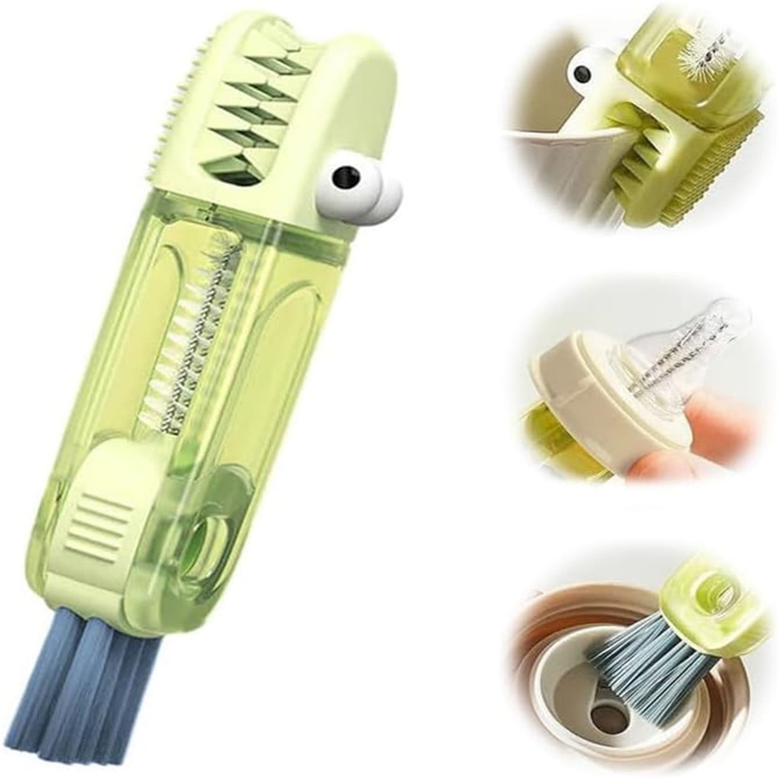 Brush Cleaner Tool 4 In 1 Cup Lid Cleaning Brush Portable Cleaning Brush Set For Baby Bottle