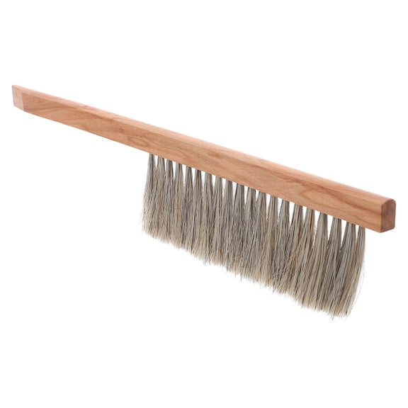 FELTECHELECTR Beekeeping Cleaning Brush with Soft Bristles and Wood Handle for Efficient Hive Cleaning