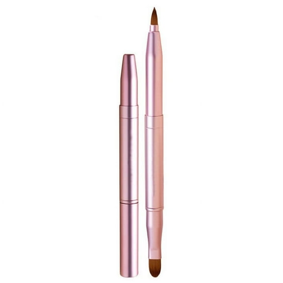 Brush Makeup Tool | Ended Retractable Lip Brush for Precise Lipstick Application and Blending | Cosmetic Applicator