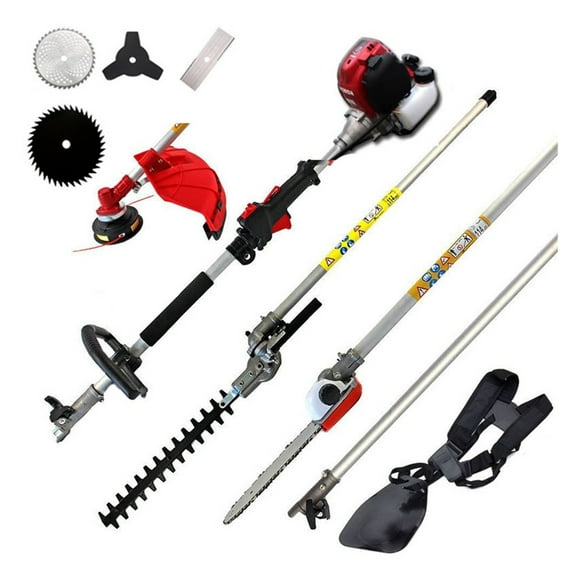 Brush Cutter Grass Cutter 6 In1 With FK35 4 Stroke Petrol Engine Multi Brush Strimmer Hedge Trimmer Tree Cutter ,2 IN 1 Trimmer & Edger