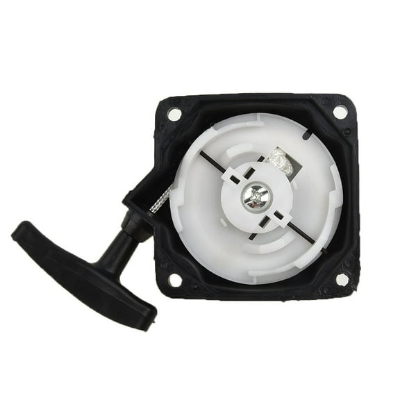 Brush Cutter Recoil Starter for Many Models, Made from Plastic, Lightweight Design for Easy Handling (White)