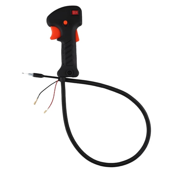 Brush Cutter Throttle Switch Assembly With Throttle Cable For Grass Trimmer Brush Cutter Lawn Mower Throttle Handle