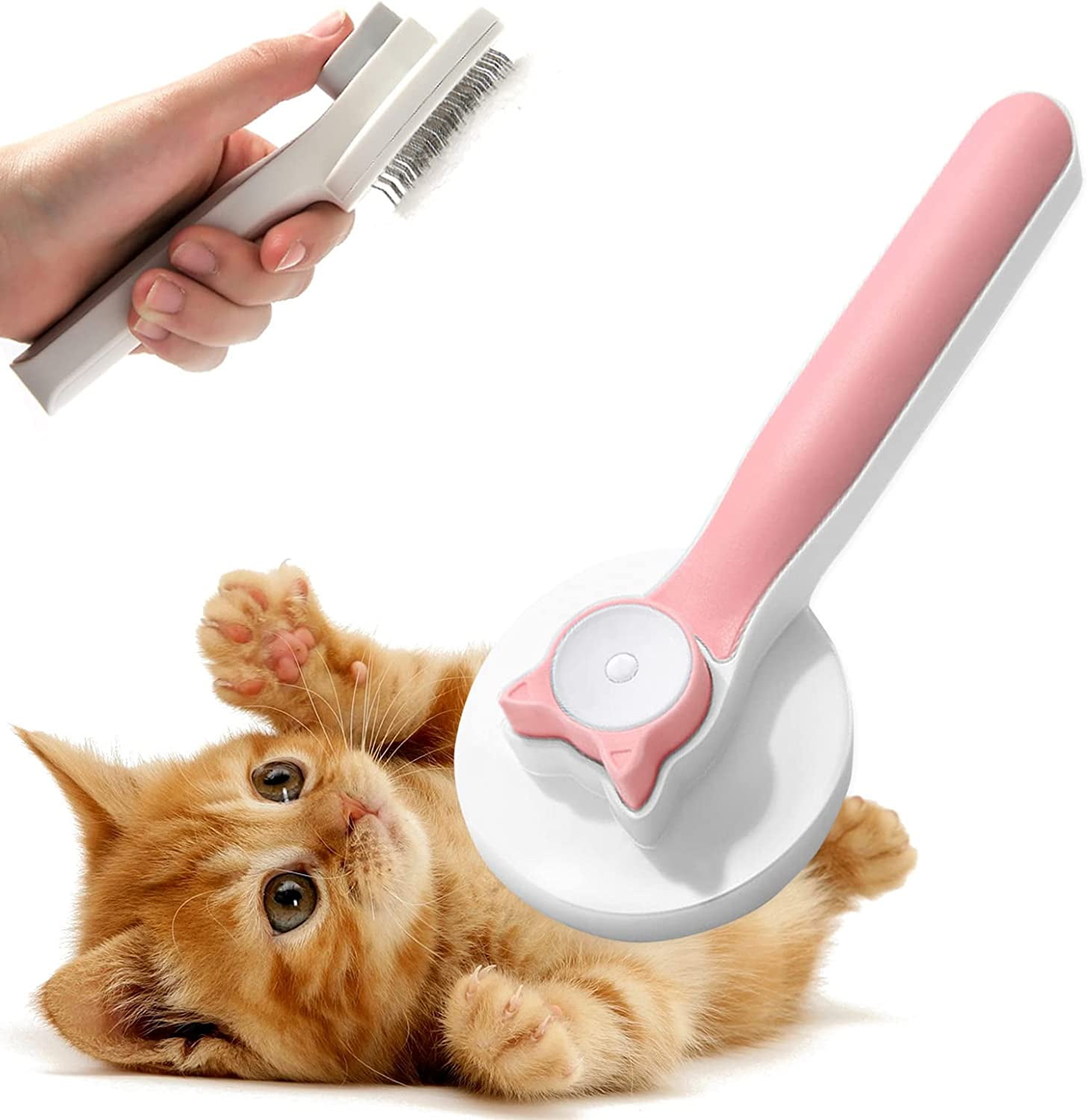 Brush for Dogs and Cats, Self Cleaning Dead Hair Brush, Self Cleaning