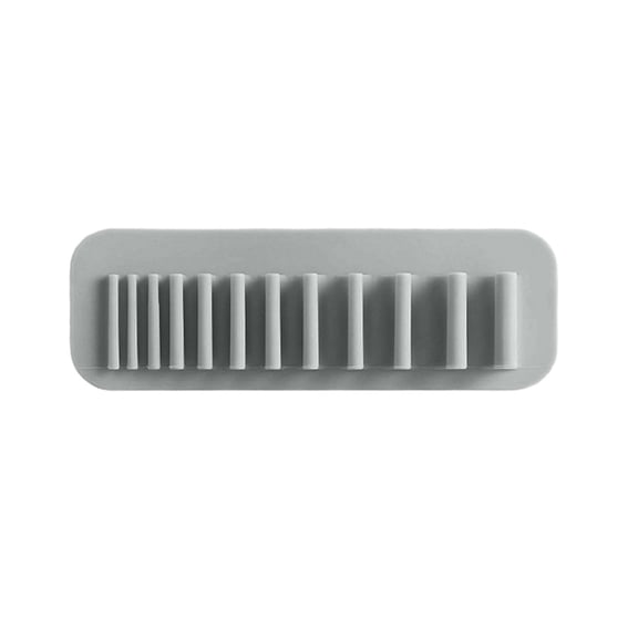 Brush Drying Rack Silicone Cosmetic Brush Storage Holder for Tile Bathroom
