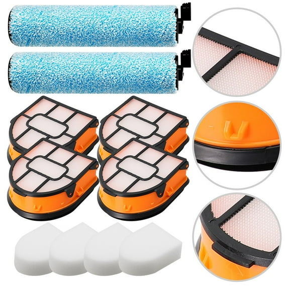 Brush Filter Kit For Shark WD161 WD261 AW261 For HydroVac For MessMaster Vacuum Replacement Part Wet Dry Household Cleaning Tool B Smile Home