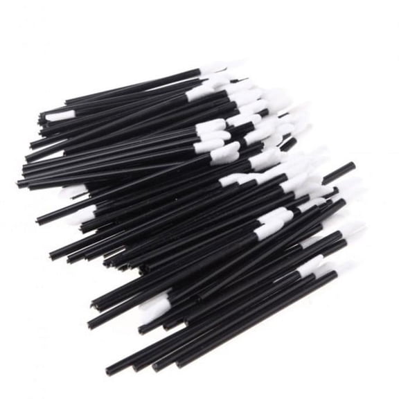 Brush Gloss 100PCS Makeup Applicator Set for Lipstick and Gloss - Disposable Lip Brush Tool for Precision Application and Hygiene