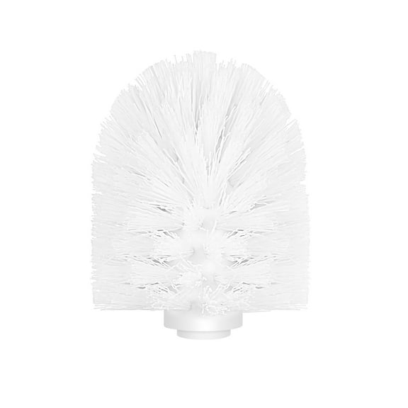 TOPBATHY Brush Plastic Replacement Brush Refill with Stiff Bristles (White)