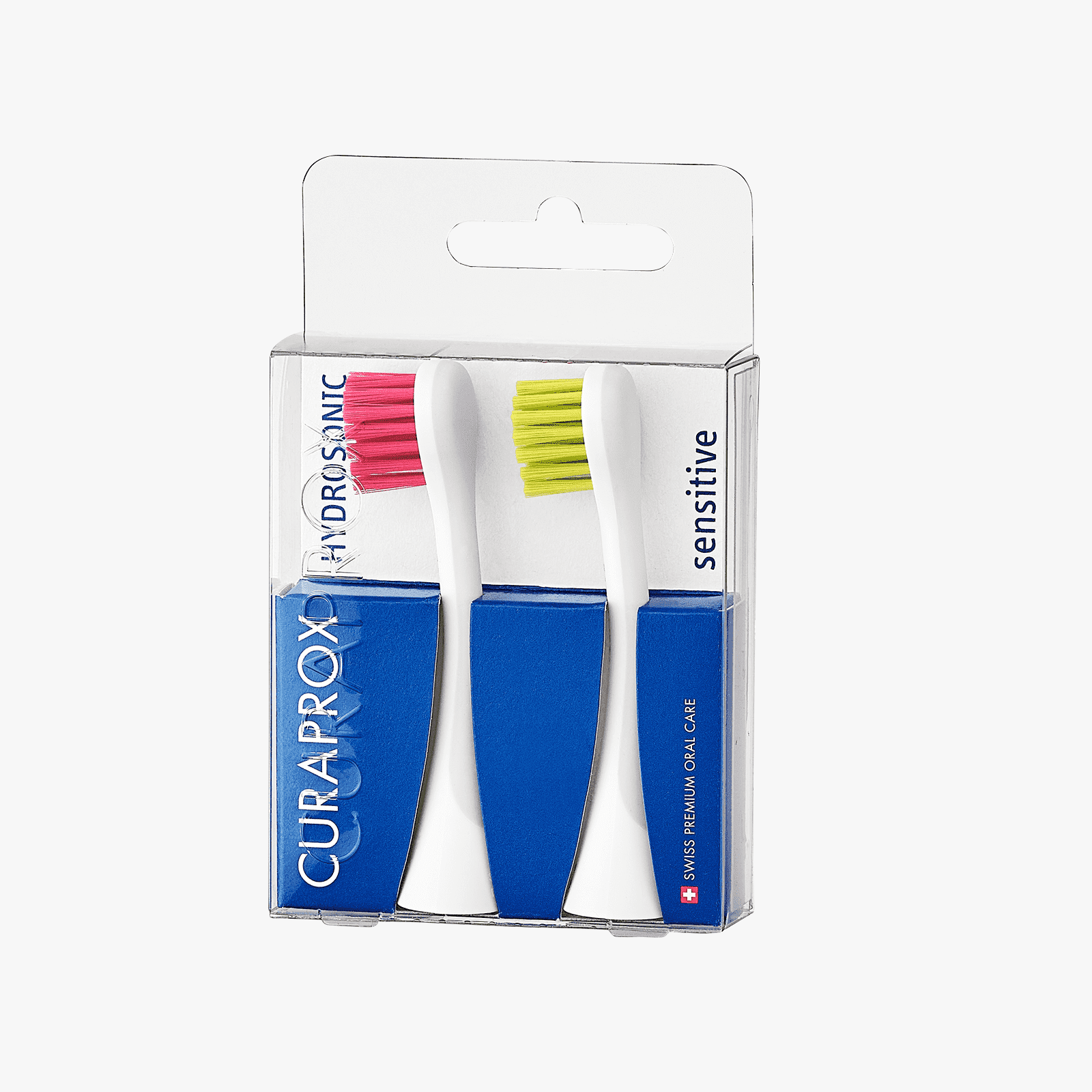 Curaprox Hydrosonic Brush Head Sensitive magenta/green, 2 pcs