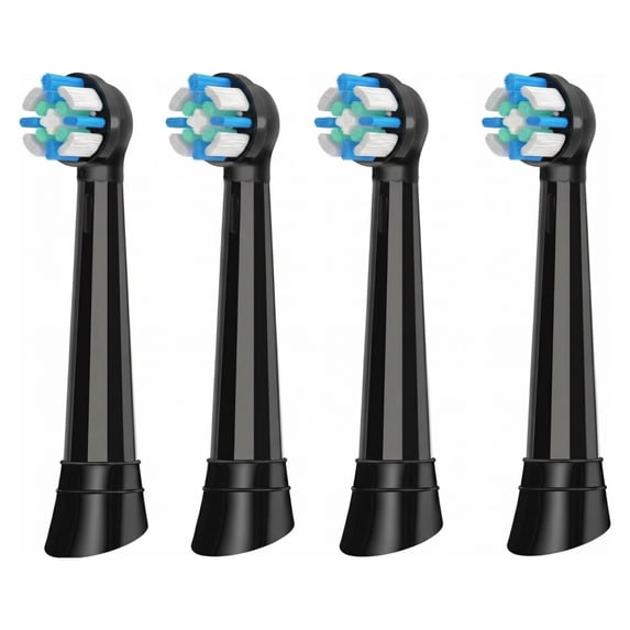 Brush Heads Toothbrush Replacement Heads Fitfor Oral-B iO Black 4PC