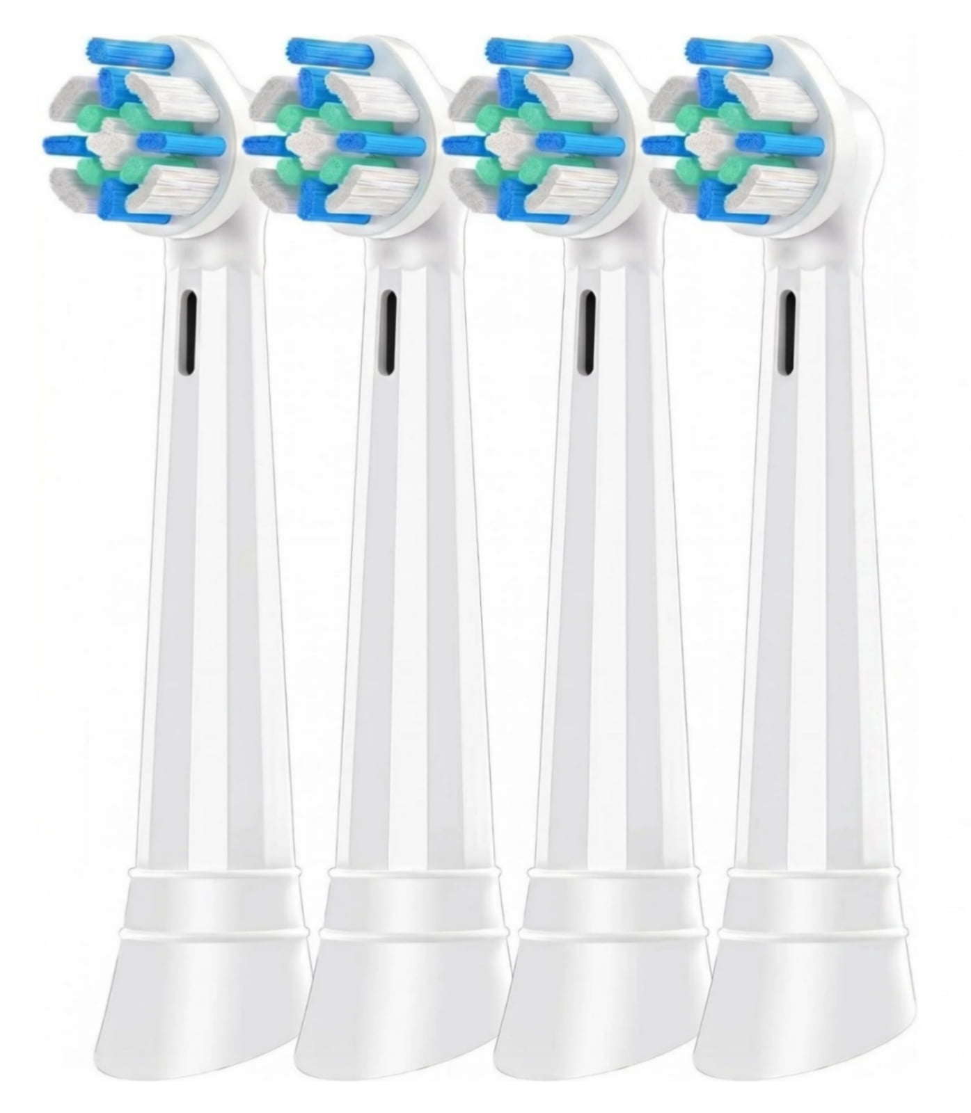 Brush Heads Toothbrush Replacement Heads for Oral-B iO Series Electric Toothbrush, for Oral B iO 10 9 8 7 6 5 4 3 Series, Soft Bristles, White 4PC