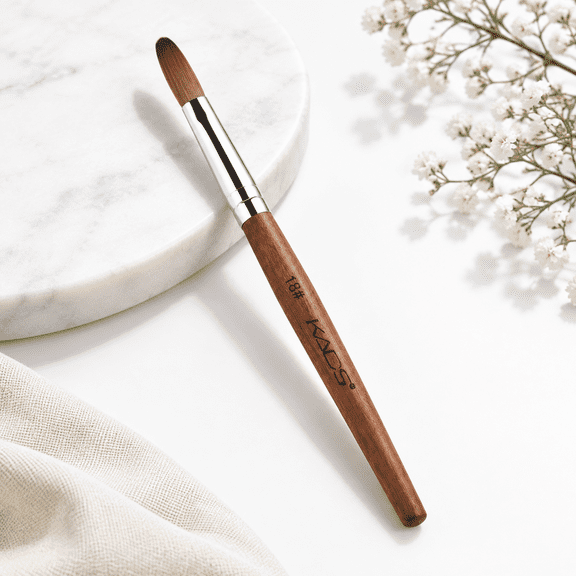 Brush Kolinsky Red Wooden For Salon 18#