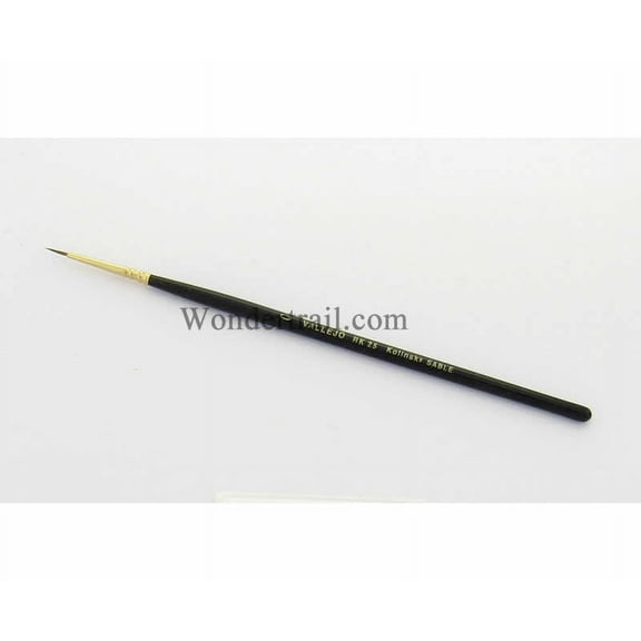 No.0 Red Kolinsky Tajmir Sable Round Handle Paint Brush Vallejo Model Paint